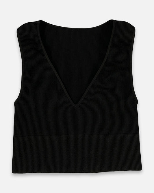 V-Neck Crop Top